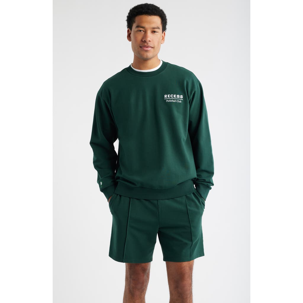Recess Pickleball x Zella Court Terry Sweatshirt in Green Park  product
