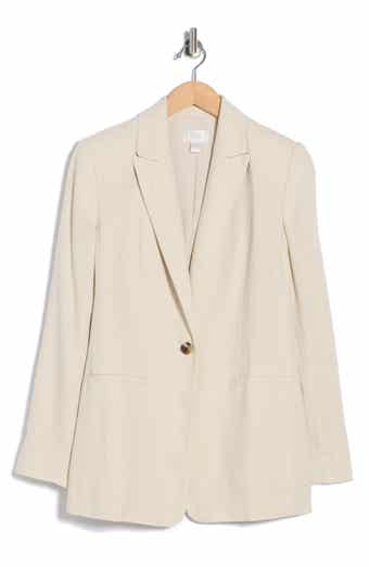 NORDSTROM RACK Classic Fit Linen Blend Blazer