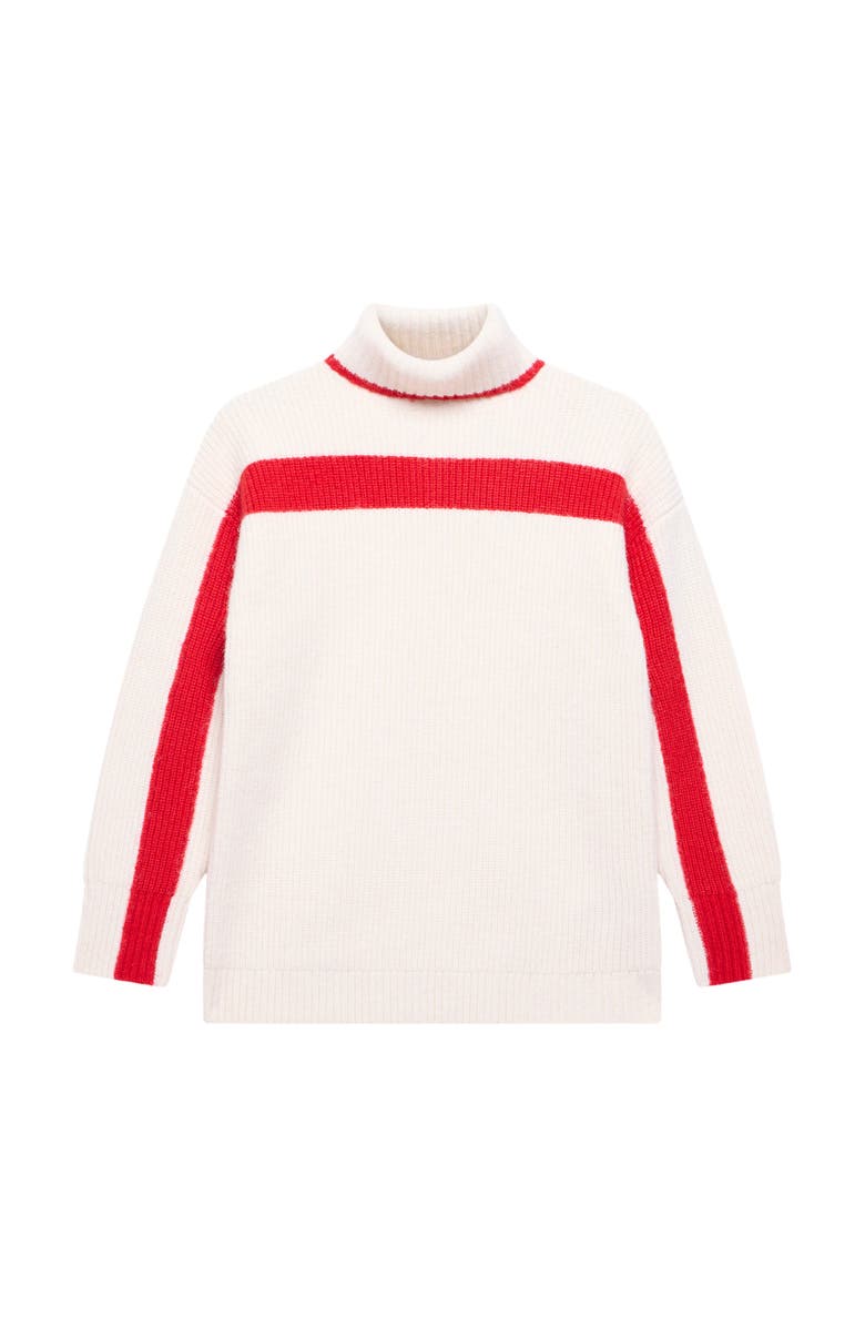 MINT VELVET Contrast Stripe Sweater, Alternate, color, Cream
