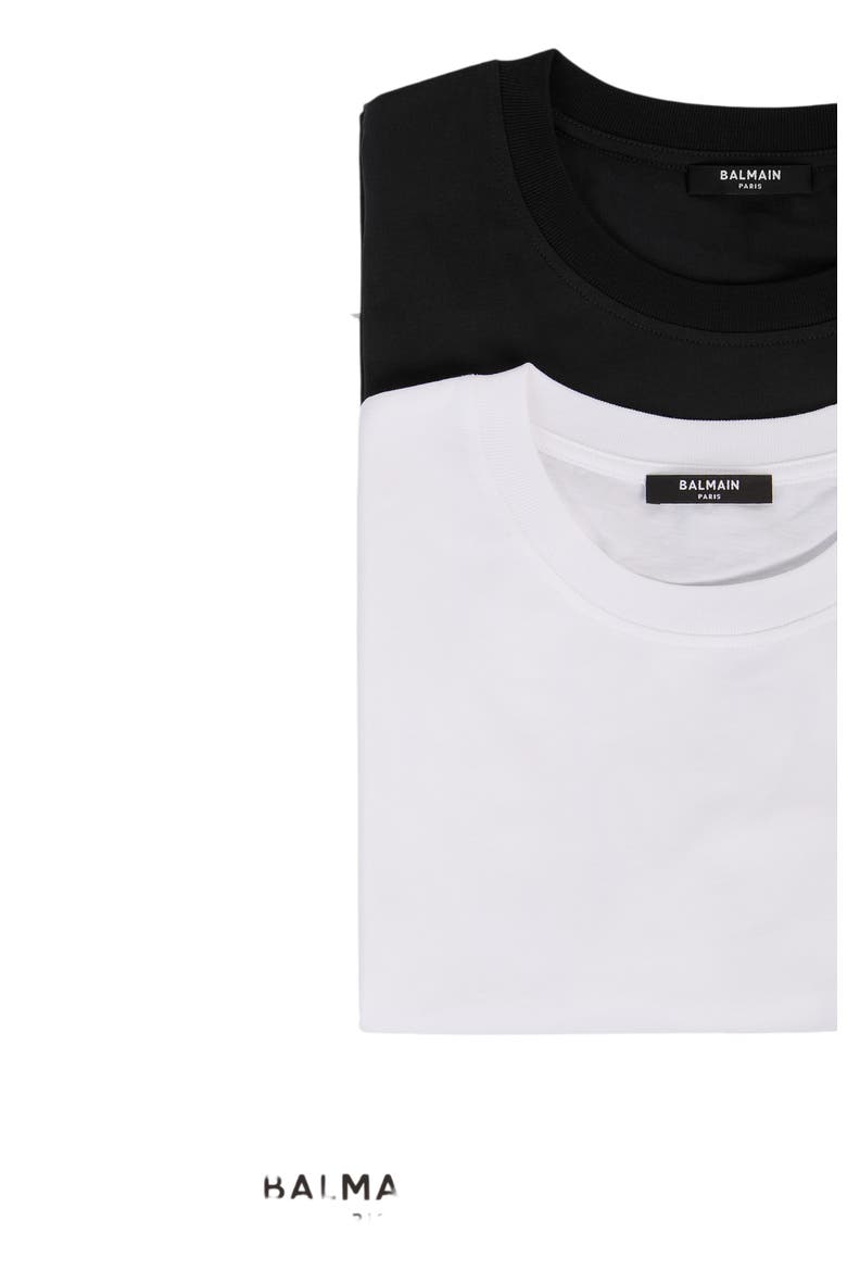 Pack of 2 Balmain Vintage T-shirts, Alternate, color, white