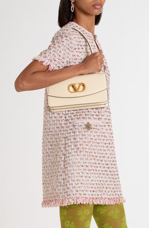 Valentino 'vain' Shoulder Bag Adjustable Strap In White