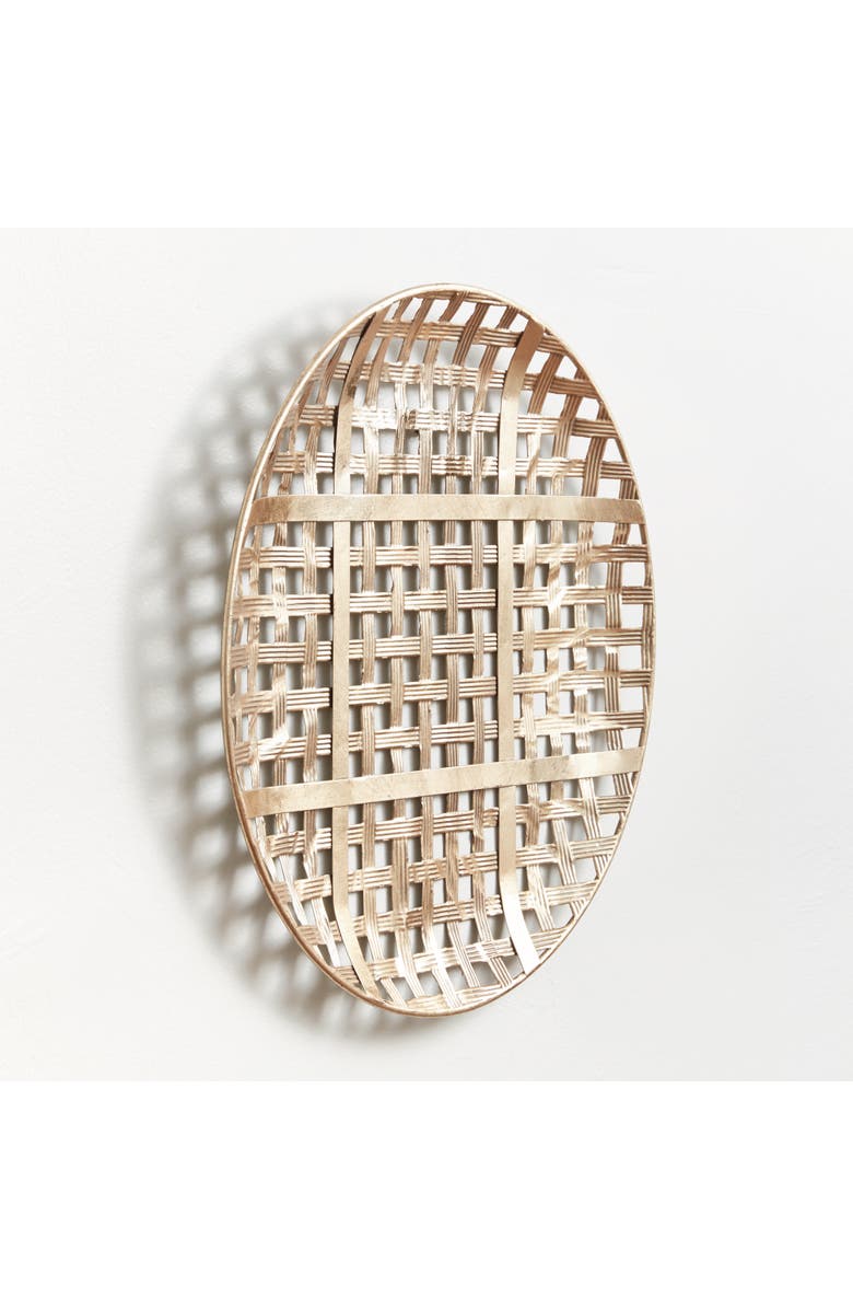 Napa Home & Garden Evander Wall Art Set of 3 - Gold Champagne Finish, Alternate, color, Gold