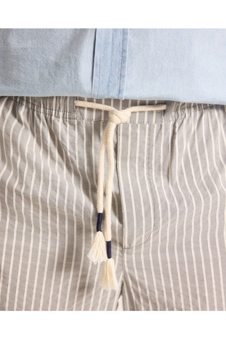 Sonoran Seersucker Relaxed Fit Seersucker Stripe Trousers, Alternate, color, ELEPHANT GREY/LATTE STRIPE