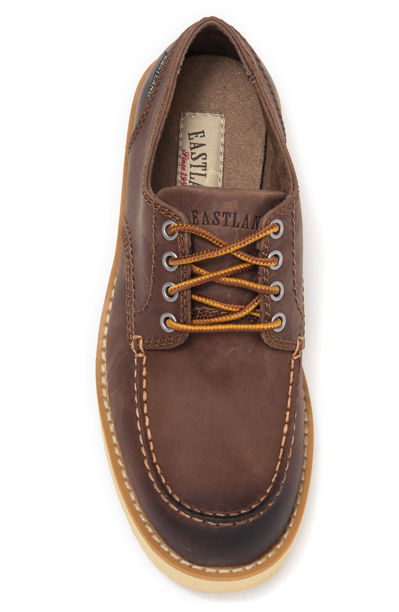 Eastland Lumber Down Lace Up Shoe, Alternate, color, Brown