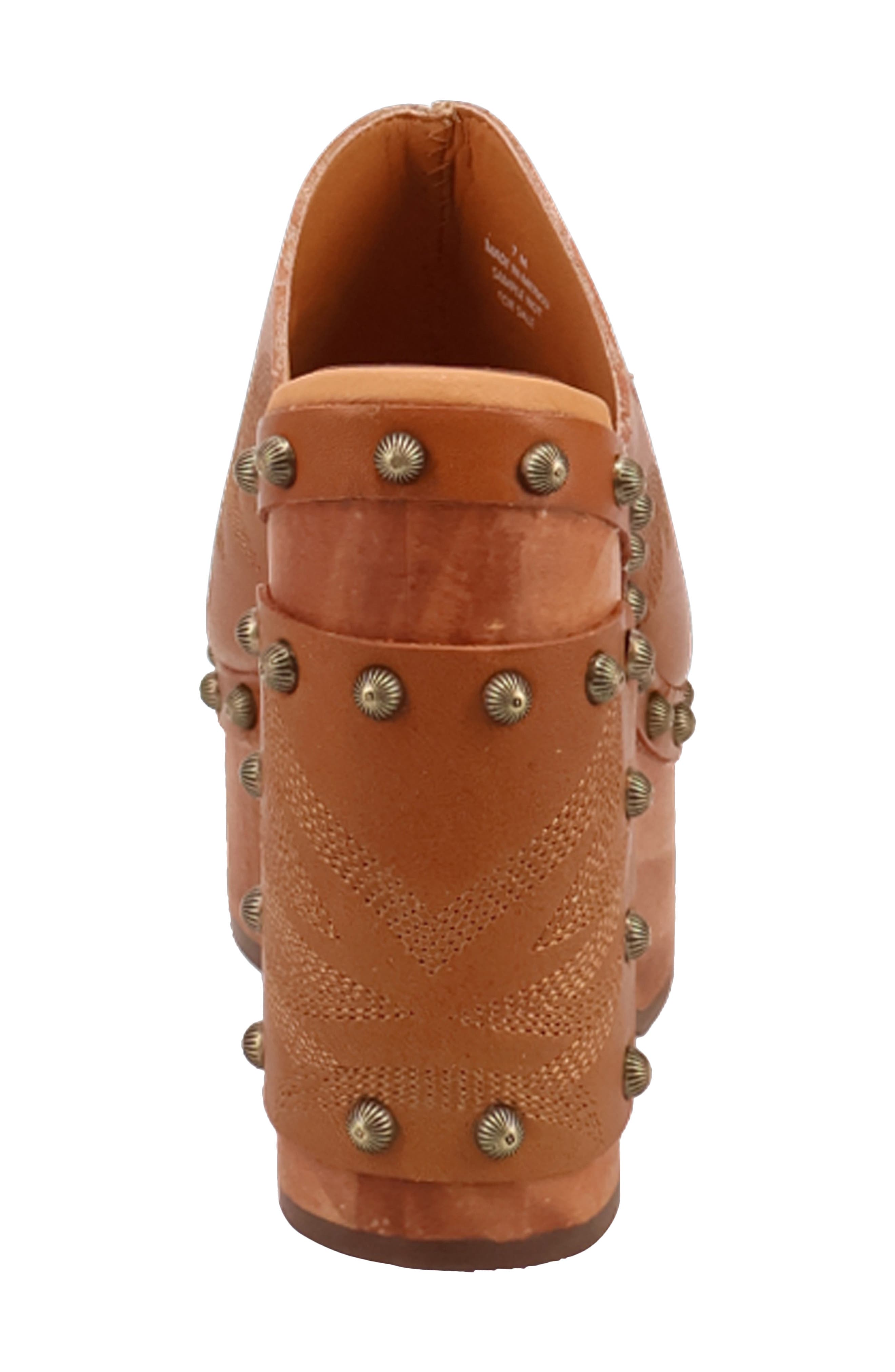 Dingo Free Spirit Platform Slide Sandal, Alternate, color, Tan