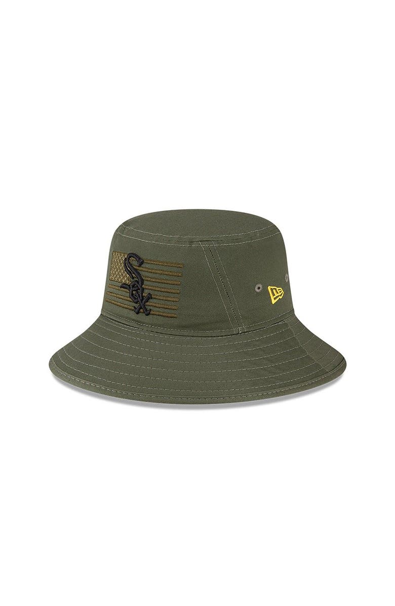 New Era Men's New Era Green Chicago White Sox 2023 Armed Forces Day Bucket Hat, Main, color, Green