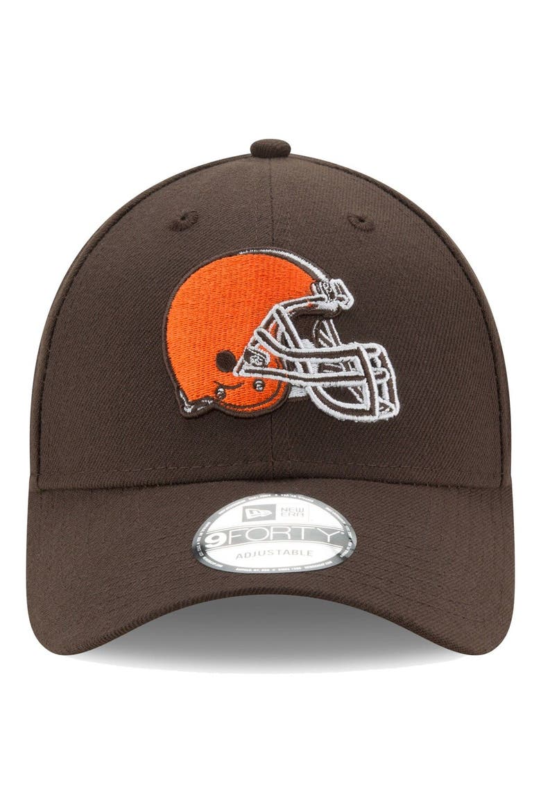 Men's New Era Brown Cleveland Browns The League 2.0 9FORTY Adjustable Hat, Alternate, color, Brown