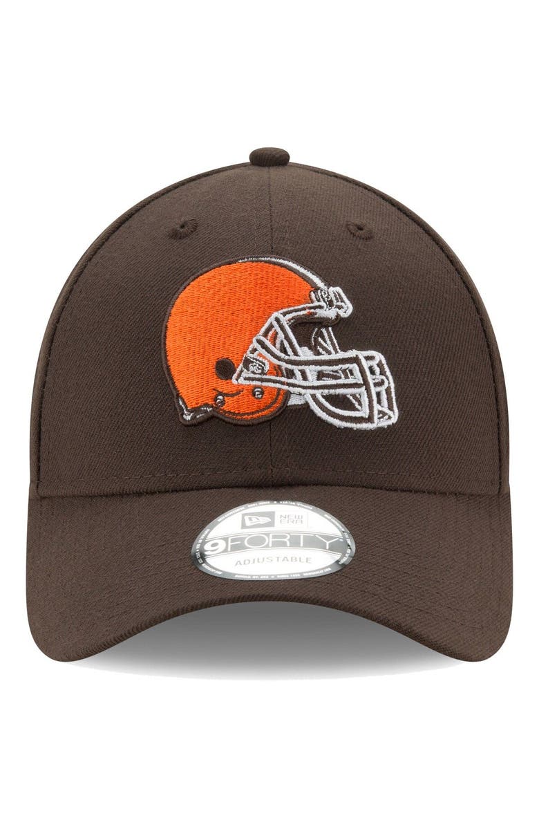 New Era Men's New Era Brown Cleveland Browns The League 2.0 9FORTY Adjustable Hat, Alternate, color,