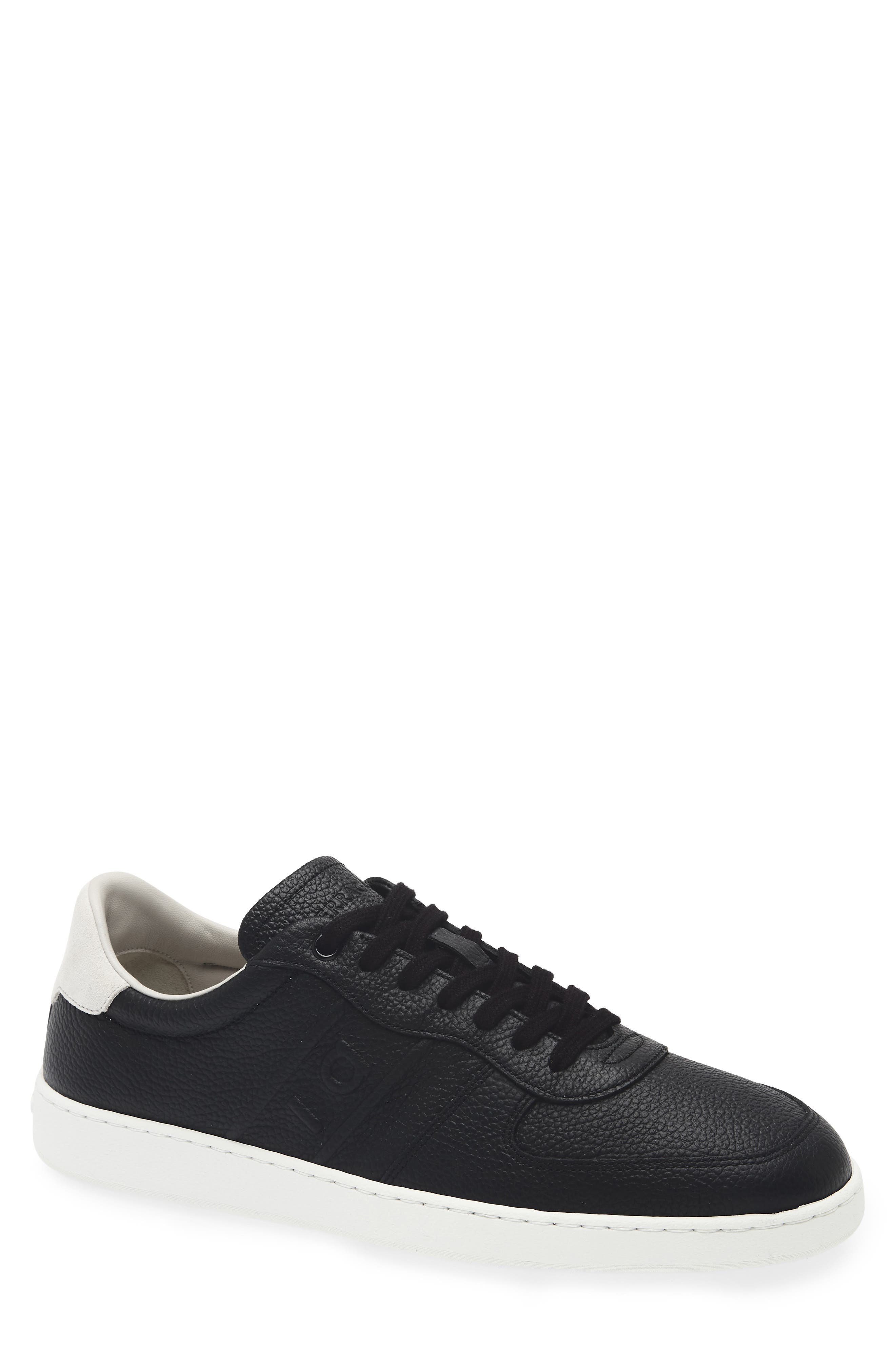 FERRAGAMO Adam Low Top Sneaker, Main, color, Nero Haze