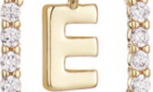 Adornia Floating Letter Initial Cubic Zirconia Pendant Necklace