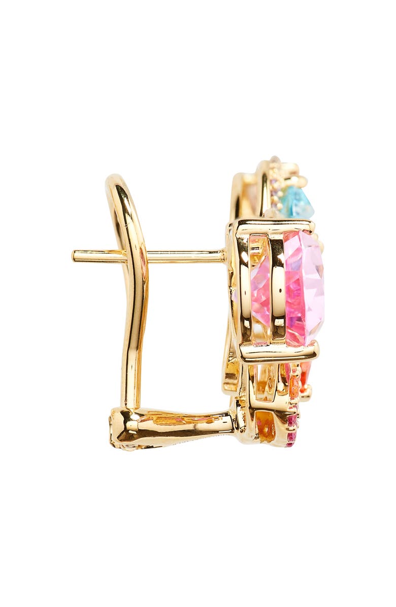 JUDITH LEIBER COUTURE Crystal Butterfly Earrings, Alternate, color, 