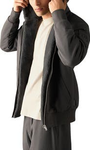 Moose Knuckles Classic Bunny Fleece Jacket with Removable Faux Fur Lining