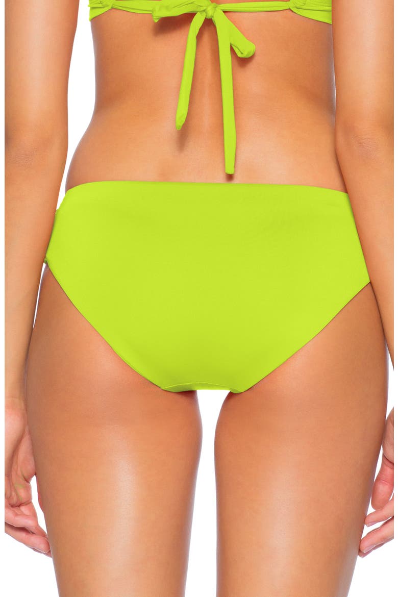 Clear Skies Full Moon Cutout Bikini Bottoms, Alternate, color, LIME