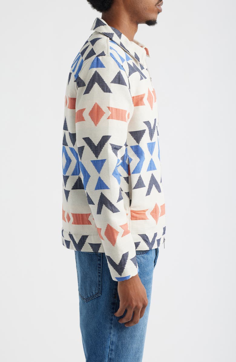 Wax London Park Jacquard Pattern Jacket, Alternate, color, Ecru/ Multi