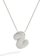 Mint & Lily Pave Bubble Initial Necklace
