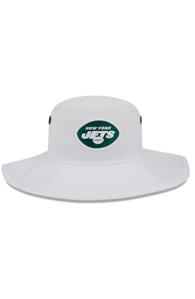 New Era Men's New Era White New York Jets 2023 NFL Training Camp Panama Bucket Hat, Alternate, color, 