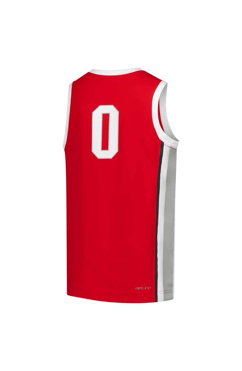 Nike Youth Nike Scarlet Ohio State Buckeyes Replica Basketball Jersey, Alternate, color, Scarlet