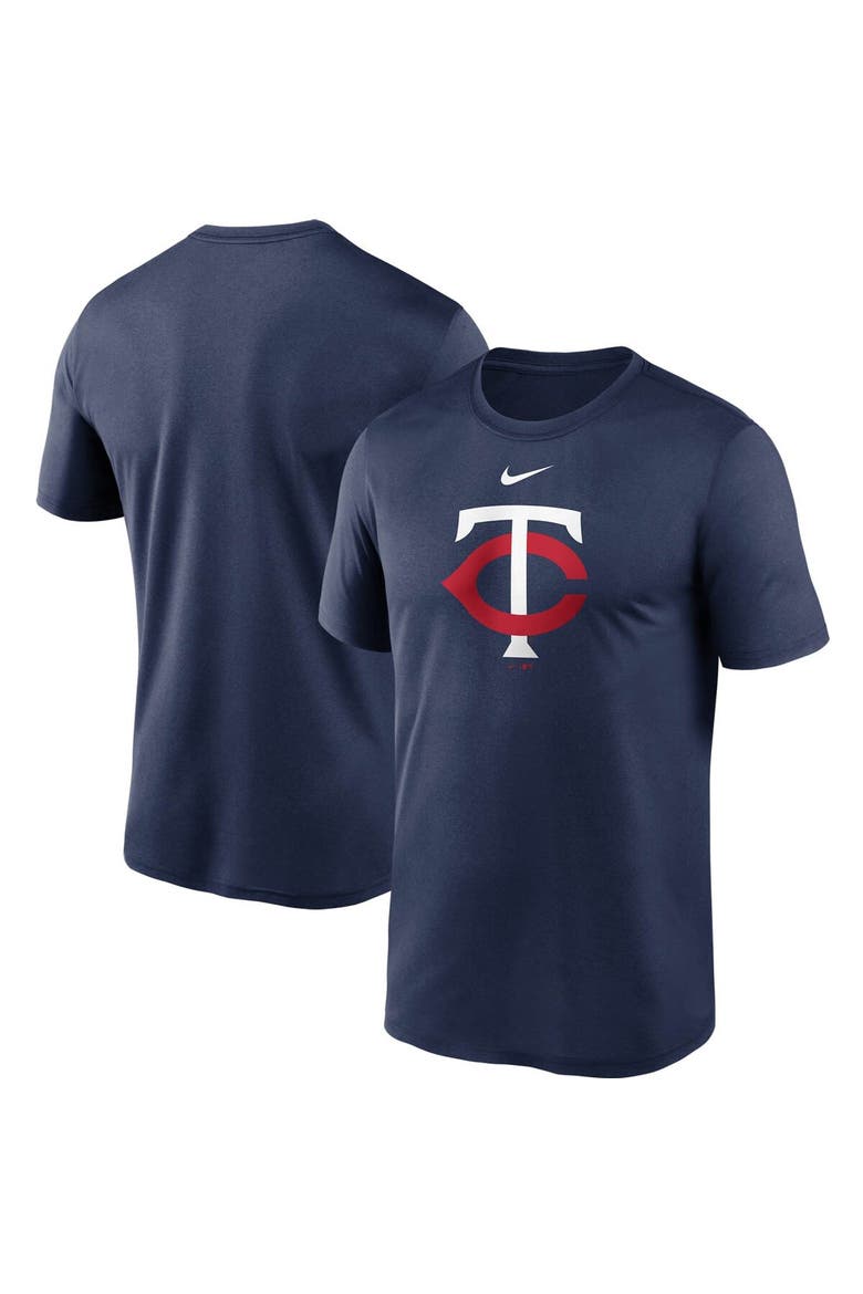 Men's Nike Navy Minnesota Twins Large Logo Legend Performance T-Shirt, Main, color, Navy