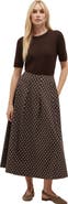 HOBBS LONDON Antonella A-Line Midi Skirt
