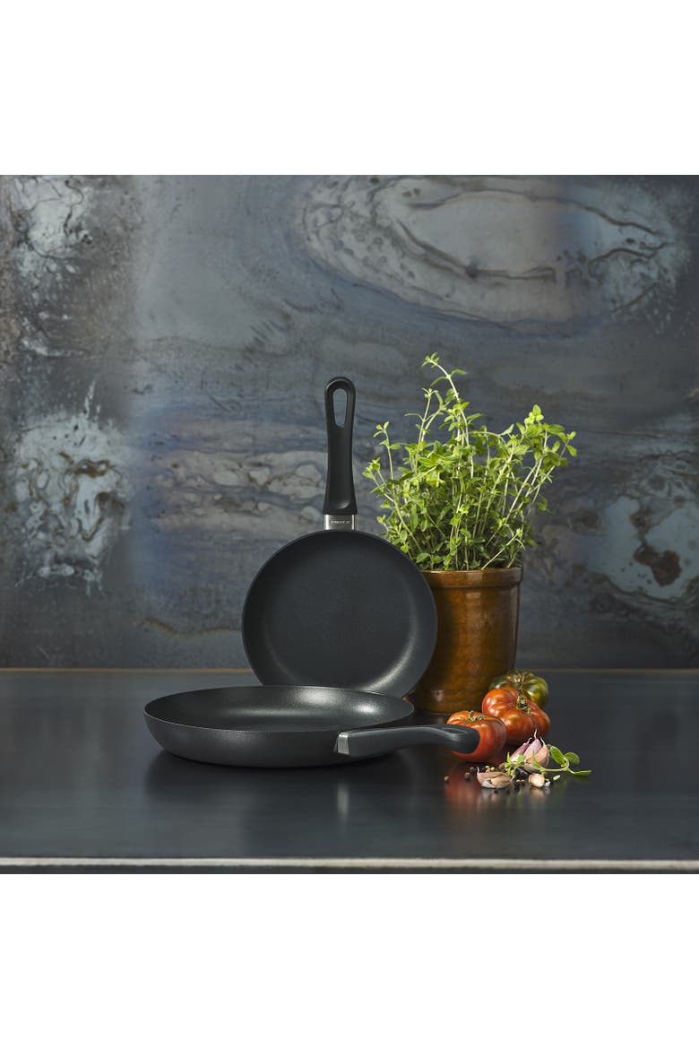 Classic Induction 2-Piece Fry Pan Set, 8-Inch & 10.25-Inch, Alternate, color, Black