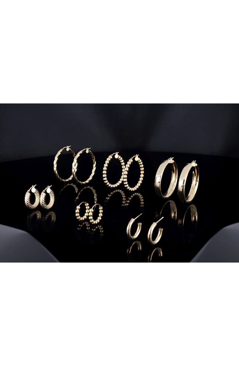 Bony Levy 14K Gold Chunky Coil Tube Hoop Earrings, Alternate, color, 