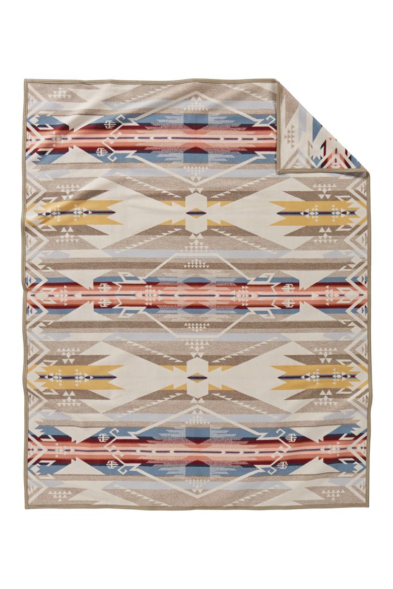 White Sands Jacquard Robe Blanket, Alternate, color, WHITE SANDS