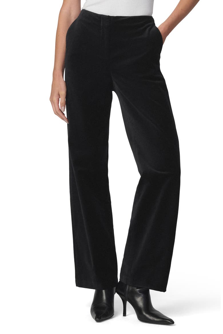 The Velveteen Slim Clean Jeans, Main, color, BLACK