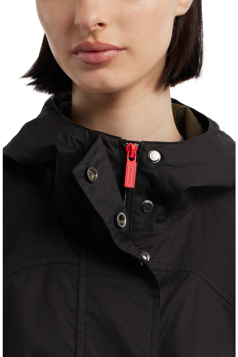 Adela Classic Waterproof Rain Jacket, Alternate, color, BLACK