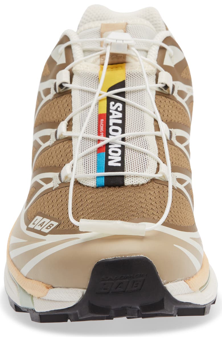 Salomon Gender Inclusive XT-6 Sneaker, Alternate, color, Earth Brown