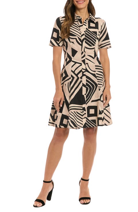 Linen Blend Shirtdress