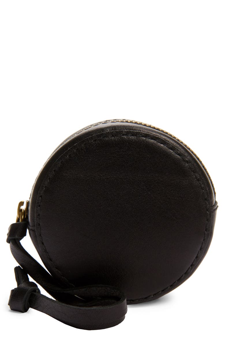 Madewell The Mini Leather Circle Pouch, Main, color,
