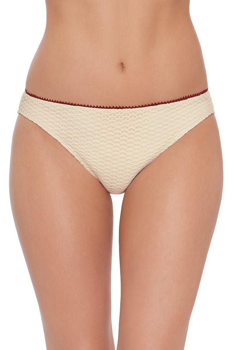 Contrast Trim Hipster Swim Briefs, Main, color, PEARL