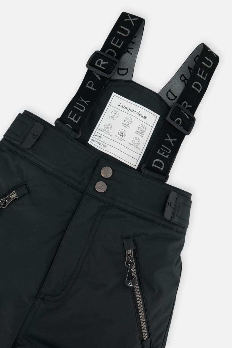 Play Waterproof Adjustable Suspenders Snow Pants, Alternate, color, Noir