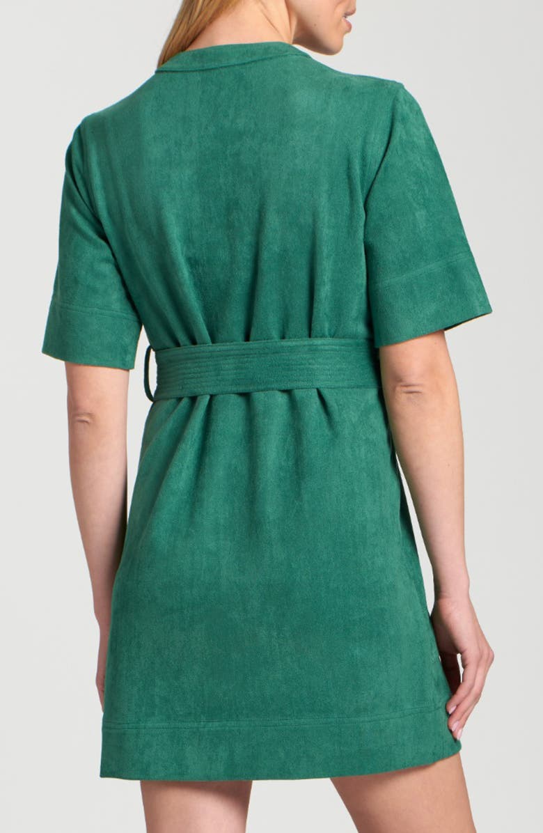 APNY Faux Suede Belted Dress, Alternate, color,