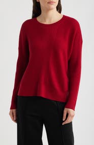 Eileen Fisher Merino Wool Crewneck Sweater