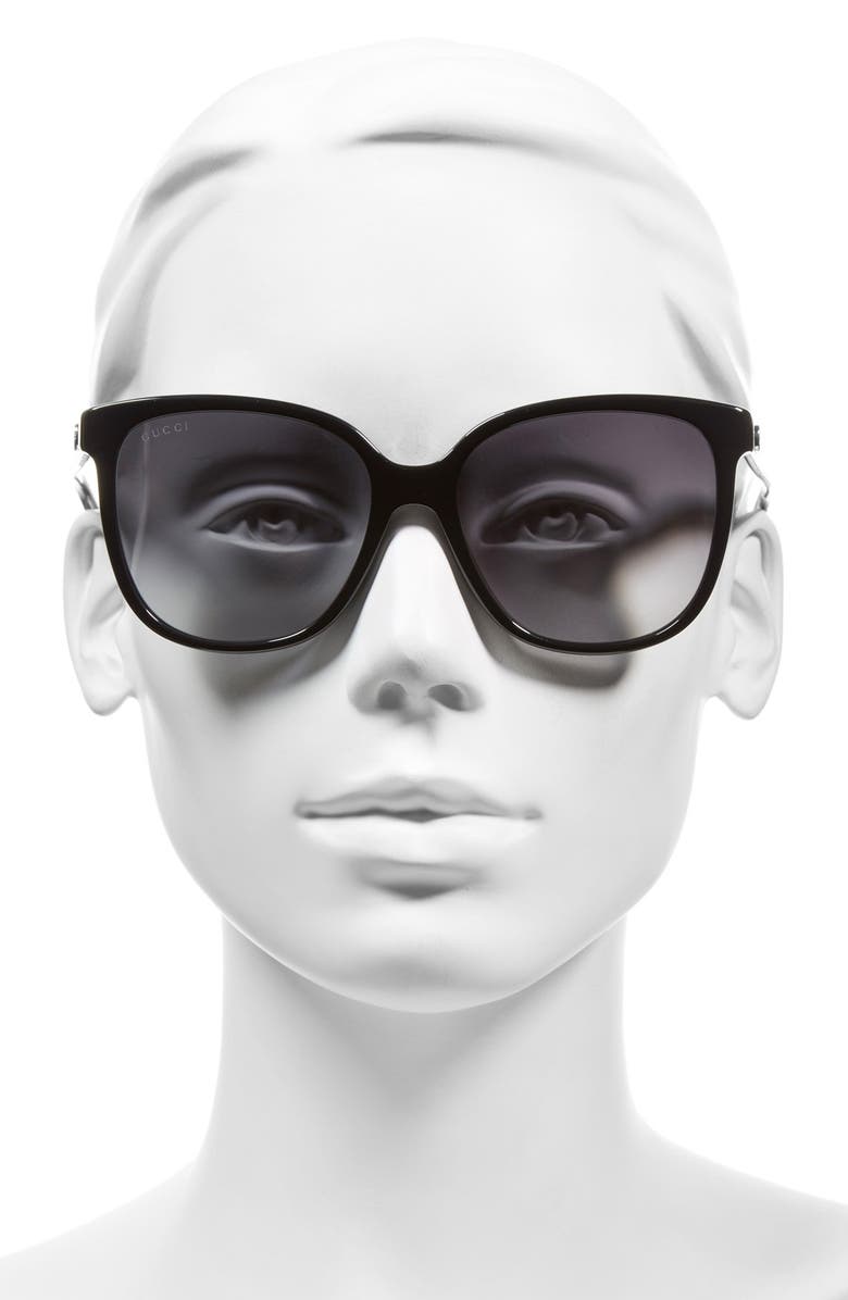 Gucci 55mm Sunglasses, Alternate, color, 