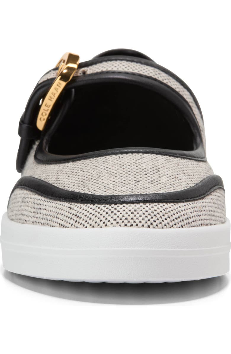 Cole Haan Nantucket Drift Mary Jane Flat, Alternate, color, Black/ Natural 2 Tone Canvas