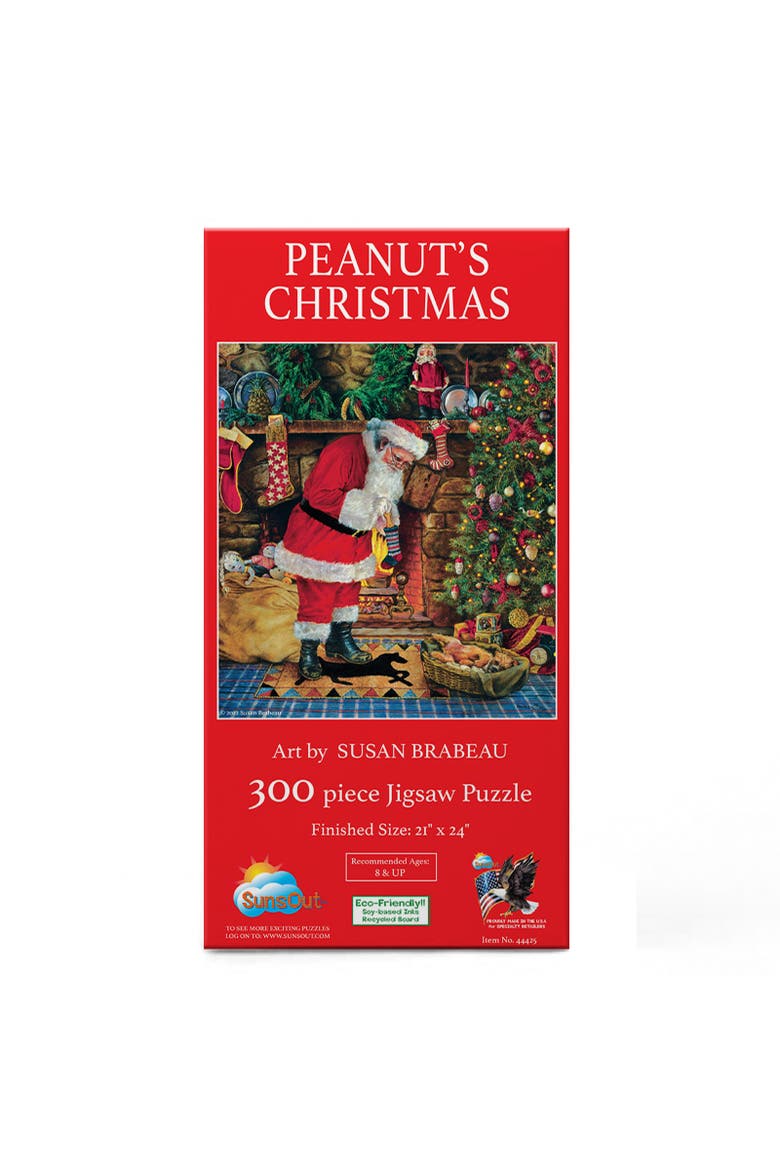 Peanut's Christmas 300 piece Jigsaw Puzzle for Adults, Alternate, color, Multicolor