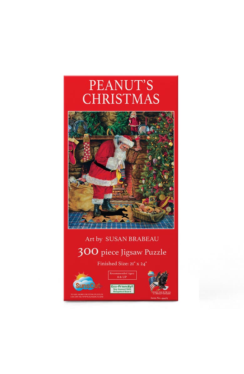 Sunsout Peanut's Christmas 300 piece Jigsaw Puzzle for Adults, Alternate, color, Multicolor