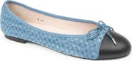 PAUL MAYER Best Cap Toe Ballet Flat