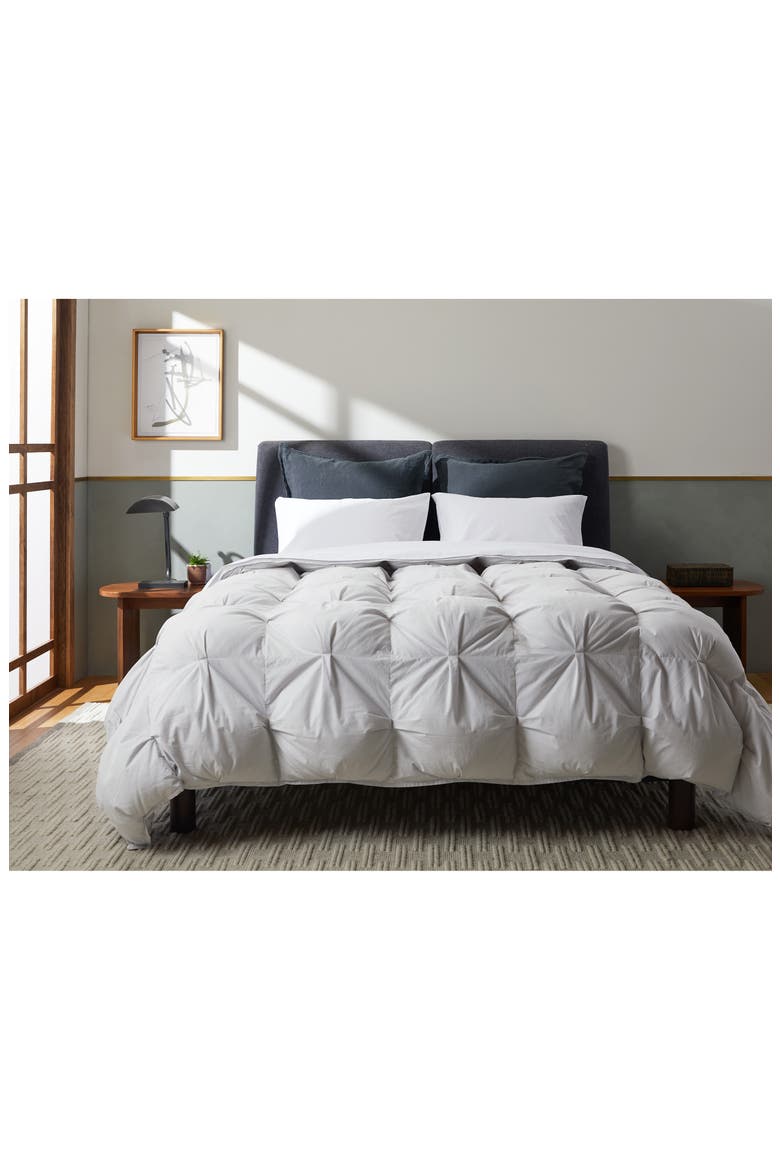 Organic Cotton Puff Comforter, Alternate, color, MIST