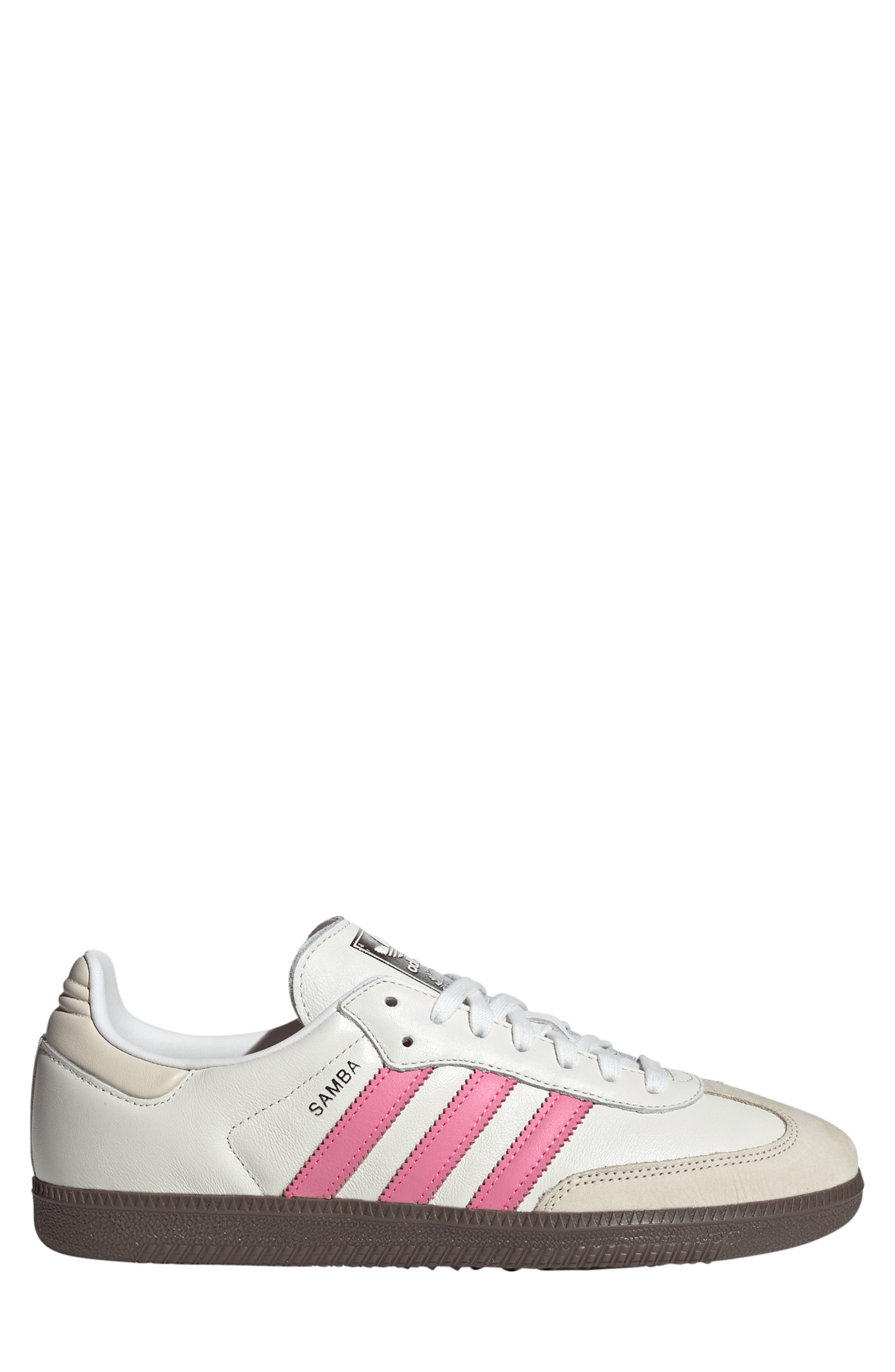 adidas Gender Inclusive Samba OG Sneaker, Alternate, color, Cloud/Pink/ Wonder