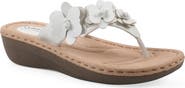 CLIFFS BY WHITE MOUNTAIN Cassilia Mini Wedge Sandal - Wide Width Available
