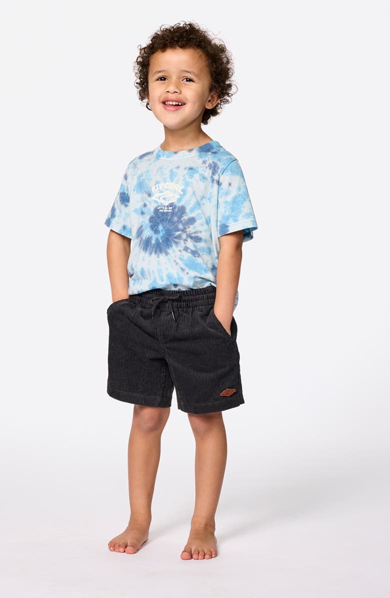 Rip Curl Kids' Surf Cord Volley Shorts, Alternate, color, Washed Black