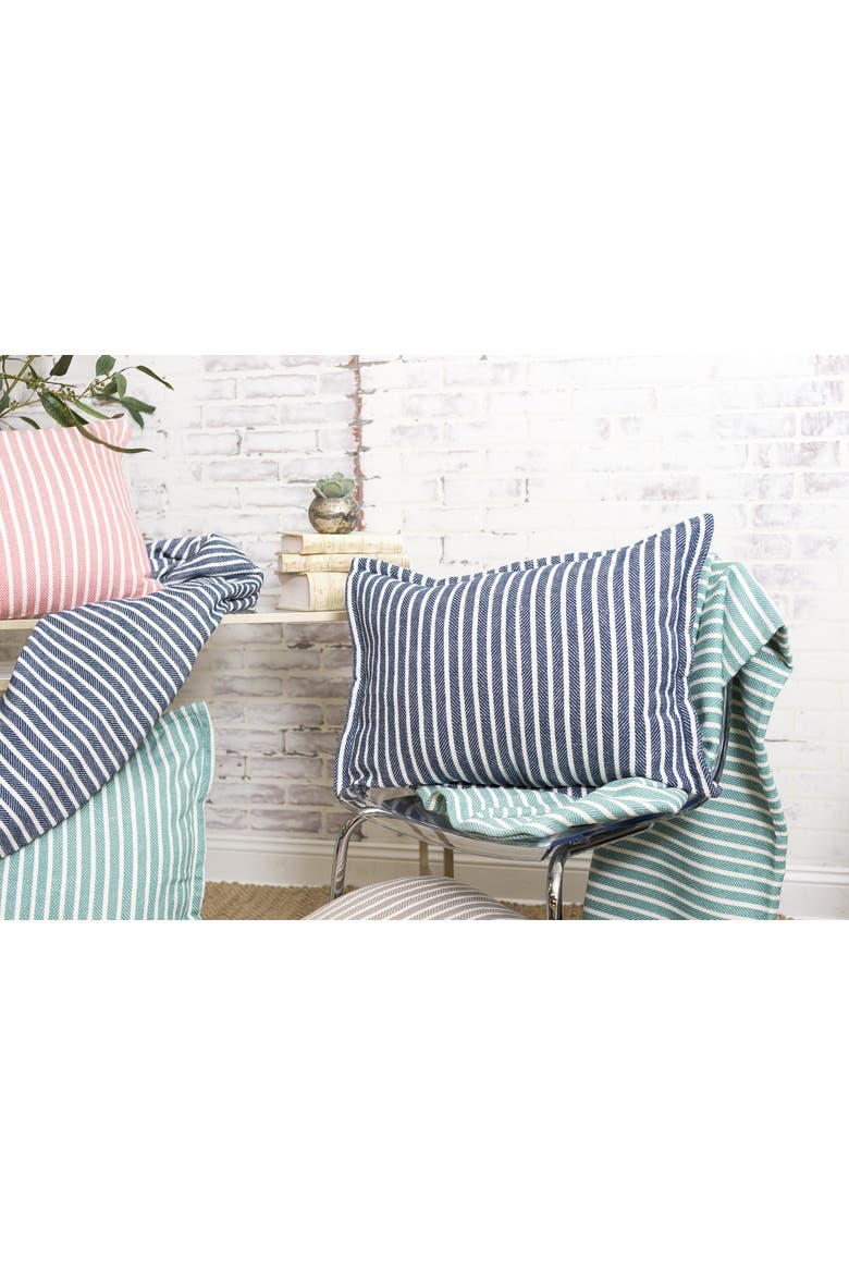 50" x 60" Bengal Stripe Throw, Alternate, color, Blue