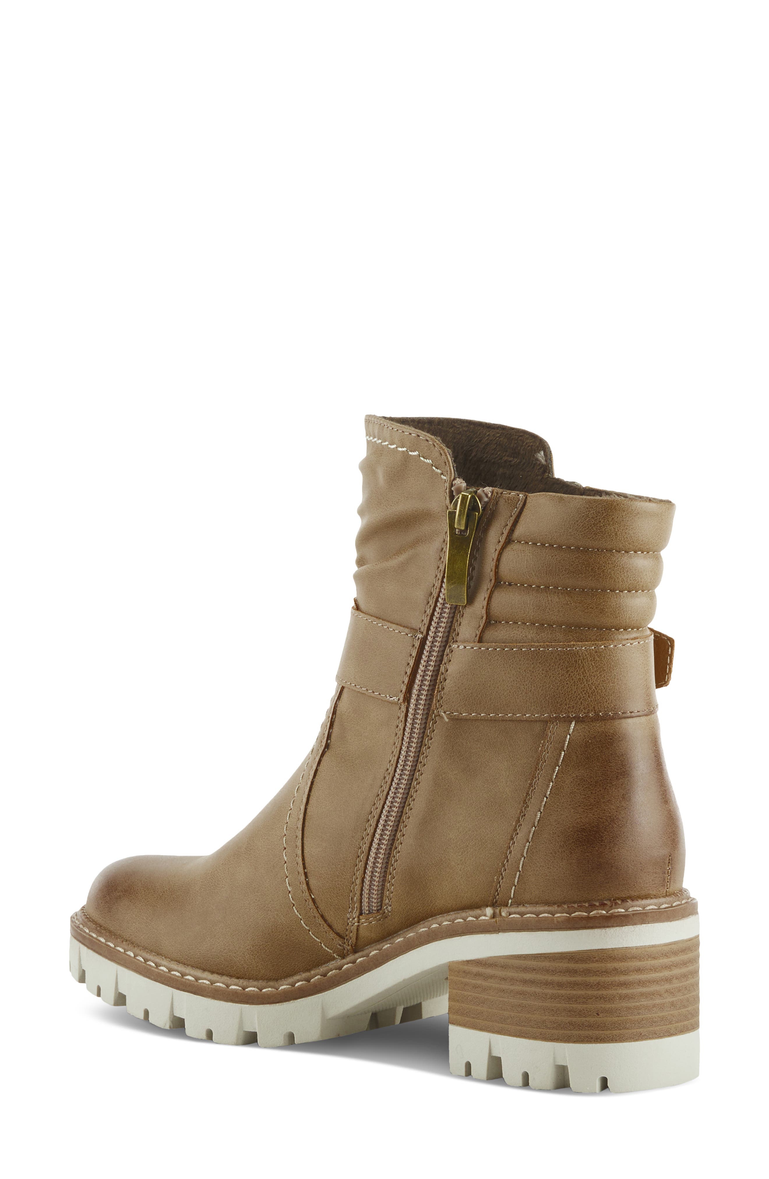 Smokies Faux Fur Bootie, Alternate, color, TAUPE