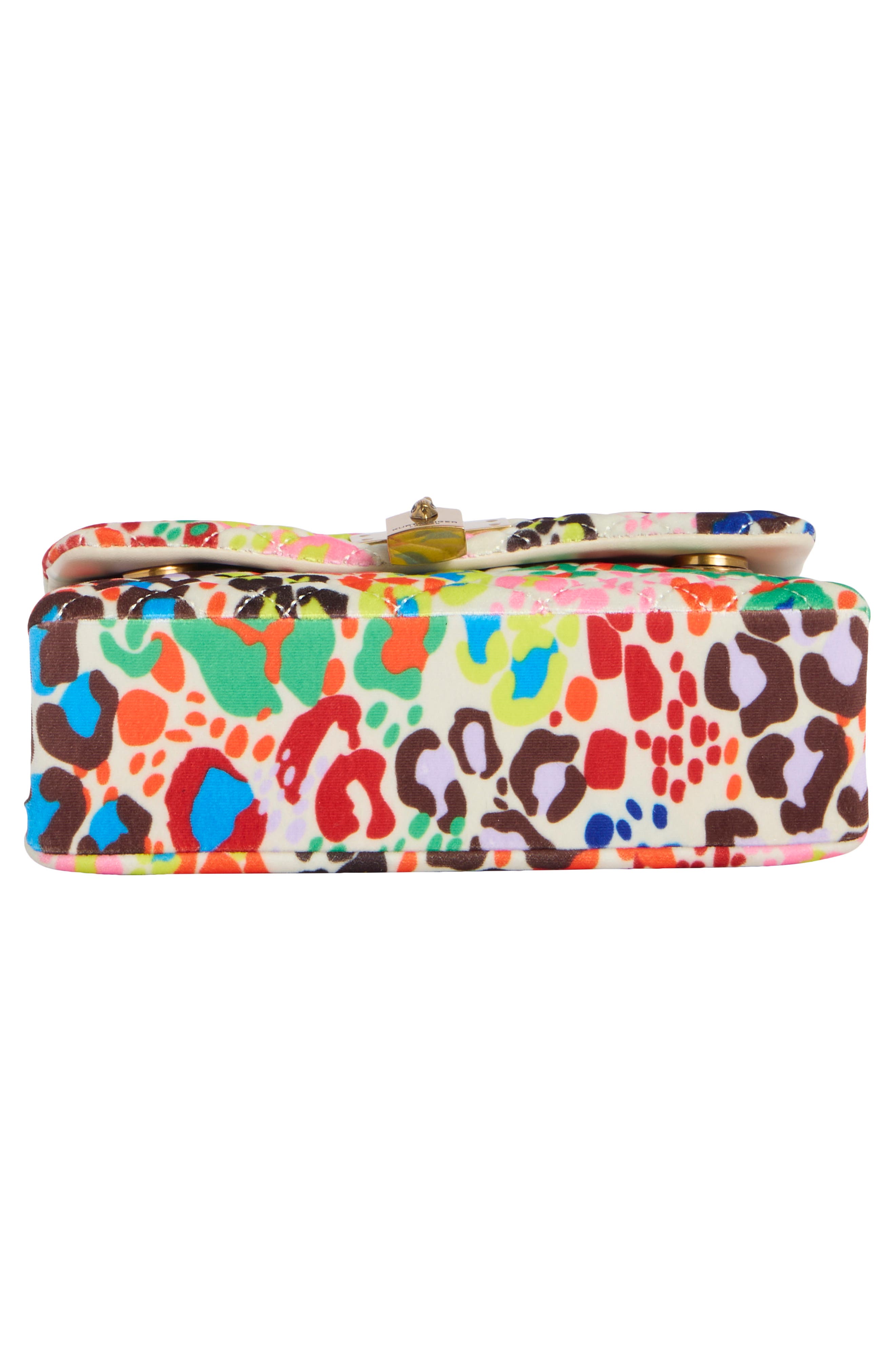 Kurt Geiger London Velvet Mini Brixton Crossbody Bag, Alternate, color, Open White