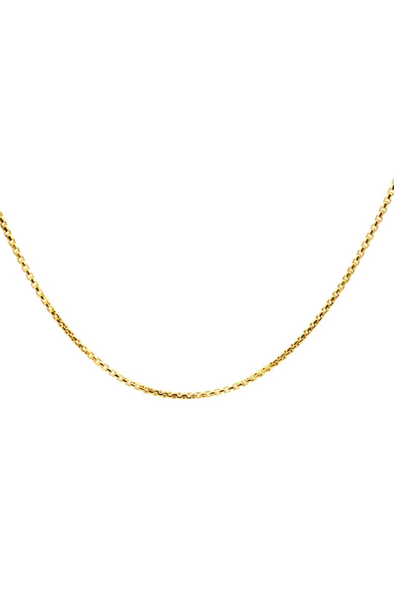 Ancona Jewelry 14K Box Link 2mm 20in 5g Chain Necklace, Main, color, Yellow Gold