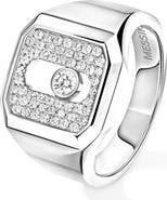 Messika Move Joaillerie Pavé Diamond Signet Ring