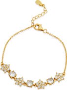 SAVVY CIE JEWELS Twinkling Stars Cubic Zirconia Bracelet